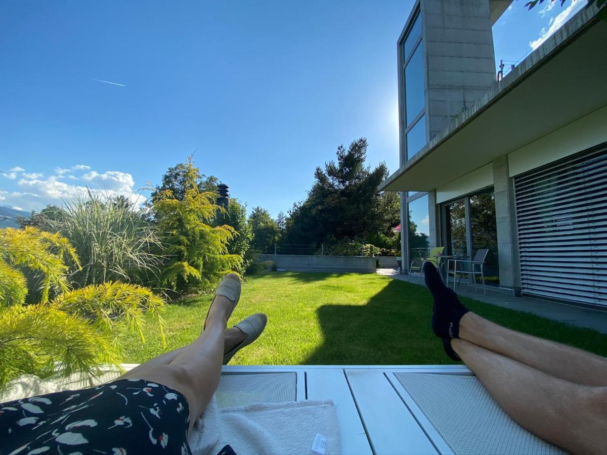 Bnb Valais - By La Sittelle Grimisuat Bagian luar foto